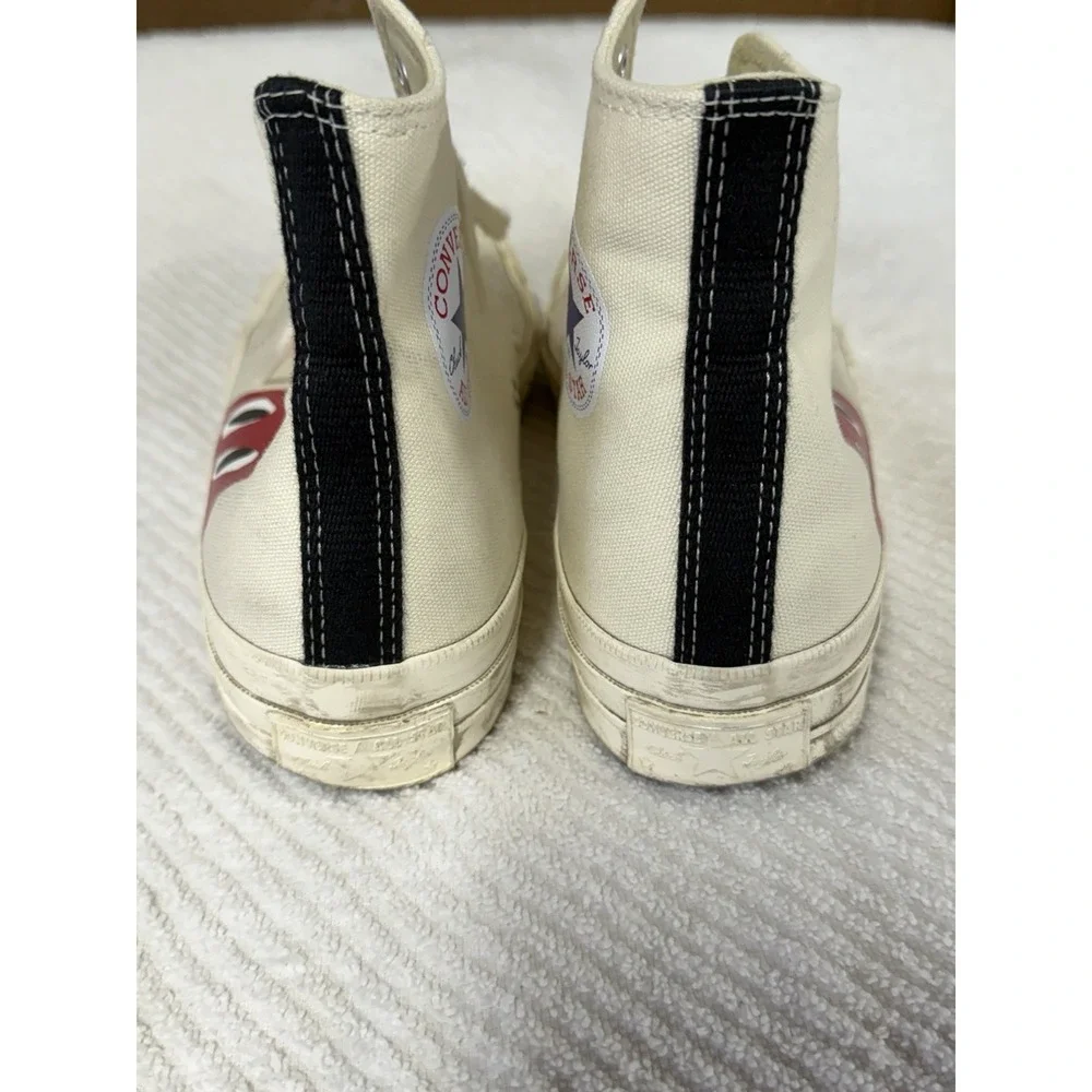 Converse Chuck Taylor CDG Comme des Garcons Men's High Top Sneakers Size 8.5